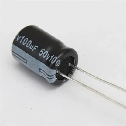 100 MF 50 V  Kondansatör resmi