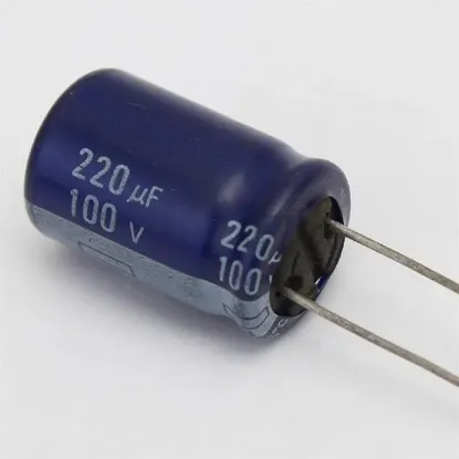 220 MF 100 V Kondansatör resmi