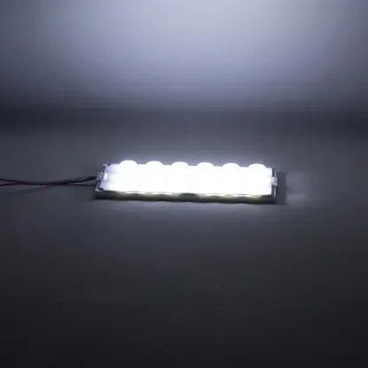 Powermaster 12 Volt 6 Watt Soğuk Beyaz 18 Ledli 2'li Paket Yanıp Sönen Modül Led resmi
