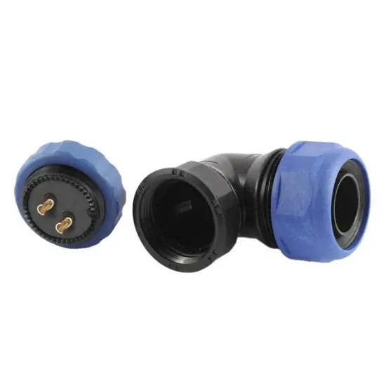SD28 Su Geçirmez 2 Pin 28 Mm Dörtgen Konnektör 90° Dirsek resmi