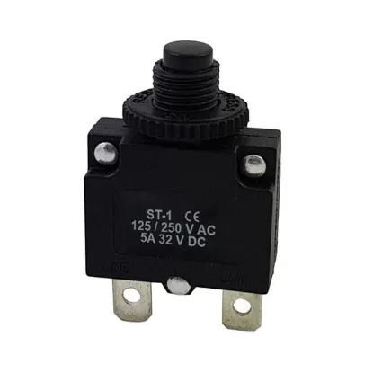 PowerMaster IC-271S ST-1 Termik Resetli Sigorta 125/250V AC 32V DC 5 Amper resmi
