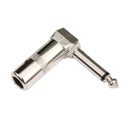 6.3 Mm Mono L Tip Metal Gitar Jack resmi