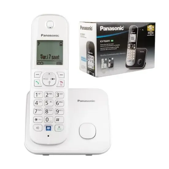 Panasonic KX-TG6811 Gri Dect Telsiz Telefon resmi