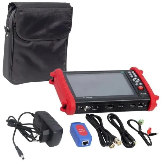 Alpsat IPCX33 7 Ekranlı IPC-ONVIF-AHD-CVI-TVI-HDMI-Analog Girişli Cctv Kamera Test Cihazı resmi