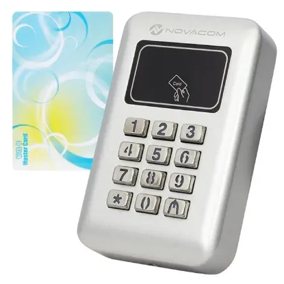 Novacom NC-MS03WP RFID - Şifrematik Kart Okuyucu Otomatik Kapı Kilit Sistemi (Pin - Proximity) resmi