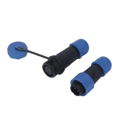 SD16 Su Geçirmez 2 Pin 16 Mm Konnektör Takımı resmi