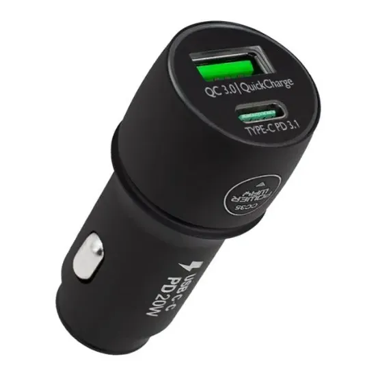 Powerway CC35 Yeni Nesil USB-C (iPhone To Type-C) Araç Şarj Seti (PD18W) resmi