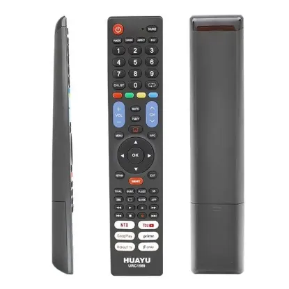 Huayu URC1569 Netflix-YouTube-Prime Video-Google Play Tuşlu 7in1 Universal Lcd Led Tv Kumandası resmi