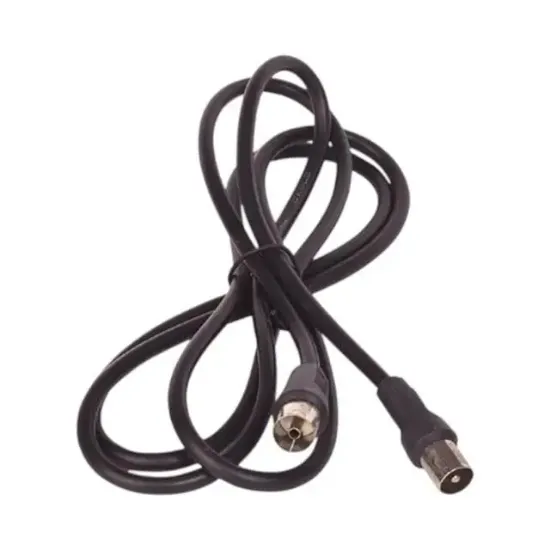 TV Video Ara Kablo Standart (60 Ohm Erkek - Dişi Kablo) resmi