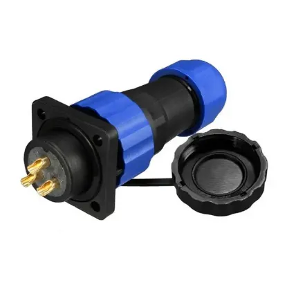 SD28 Su Geçirmez 3 Pin 28 Mm Dörtgen Konnektör resmi