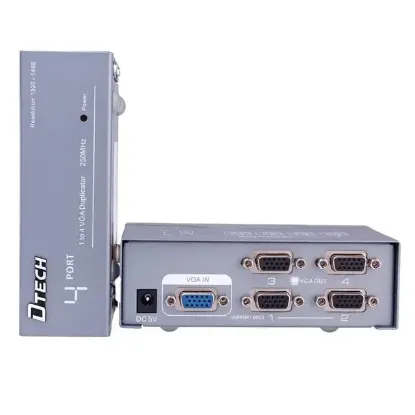 PowerMaster 250Mhz 1TO4 VGA Splitter Dağıtıcı Monitör Çoklayıcı resmi