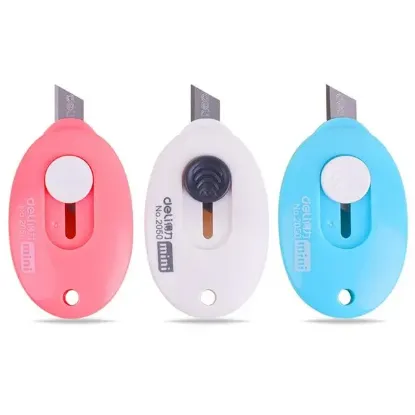 Powermaster PM-14375 Çelik Bıçaklı Mini Tekli Falçata Maket Bıçağı resmi