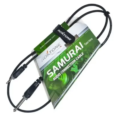 Roxtone RX K13501 3.5 Mm Stereo Erkek / Mono Gitar Erkek 1 Metre Ara Kablo resmi