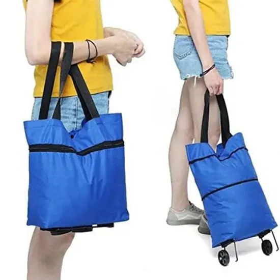 Sunup Tekerlekli Katlanabilir Pratik Pazar Çantası resmi