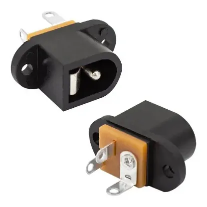 Powermaster Adaptör Fişi Dc Jack 2.1 Mm Kulaklı Tip DC-0053 (IC-258F) resmi