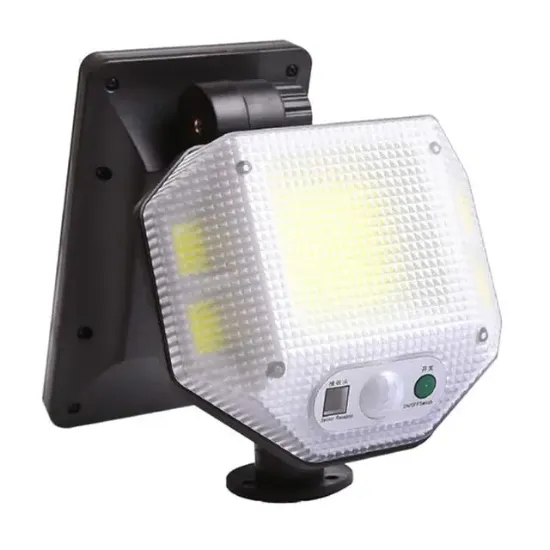 Powermaster PM-14917 Sensörlü Kumandalı 3 Kademeli Solarlı Bahçe Aydınlatma Lambası resmi