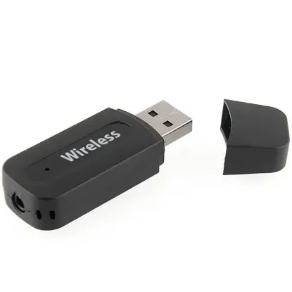 PowerMaster PM-15152 Bluetooth Wireless TO 3.5mm Jack Audio Ses MP3 Alıcı (Receiver Çevirici Adaptörü) resmi