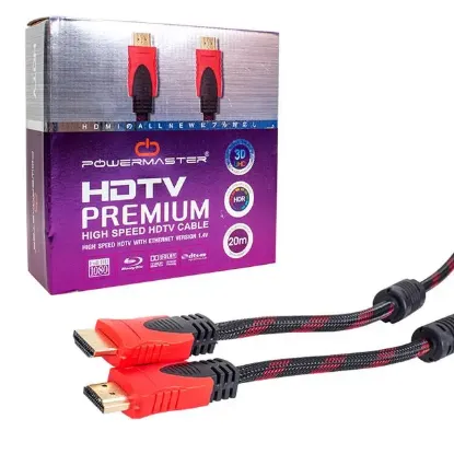 Powermaster 20 Metre Örgülü HDMI Kablosu resmi