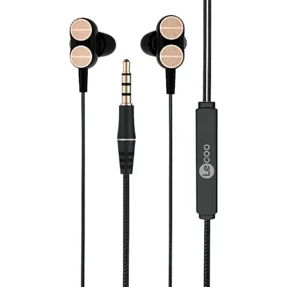 Lenovo Lecoo EH102 3.5 Mm Jacklı Siyah Kablolu Kulak İçi Mikrofonlu Kulaklık resmi