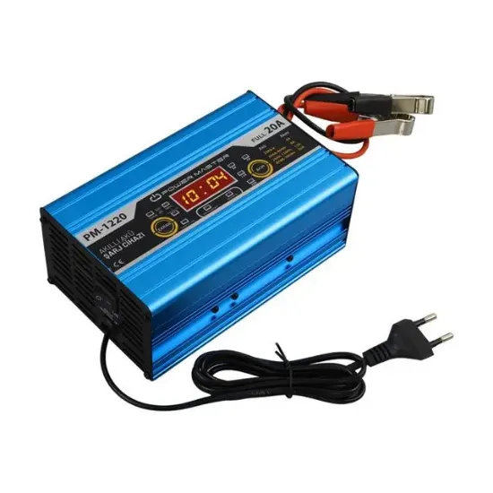 Powermaster PM-1220 12 Volt Max 20 Amper Akü Şarj Cihazı resmi