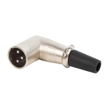Canon Fiş Erkek 90 Derece L Tip XLR Jack Fiş resmi