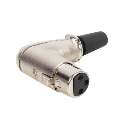 Canon Fiş Dişi 90 Derece L Tip XLR Jack Fiş resmi