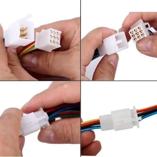 PowerMaster 9 Pin Araba-Motosiklet Soketi resmi