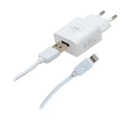 Powerway X-907 5 Volt 2000 mA Hızlı Şarj Başlık Adaptörü - iPhone Kablo resmi