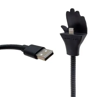 Powermaster iPhone Lightning Model El Tipi Telefon Tutacağı resmi