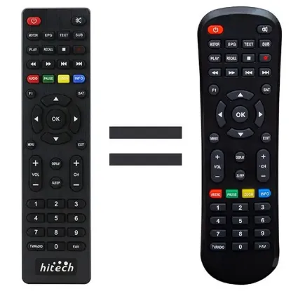 Korax Hitech Mini HD Uydu Alıcı Kumandası resmi