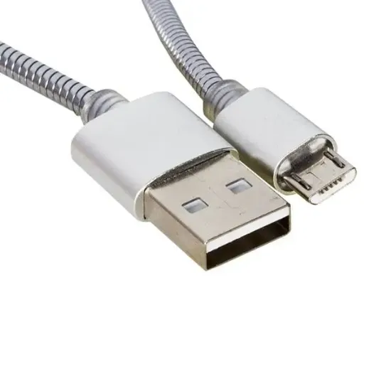 Powermaster Dataline Micro Serisi Örgülü Kısa Şarj Kablosu resmi