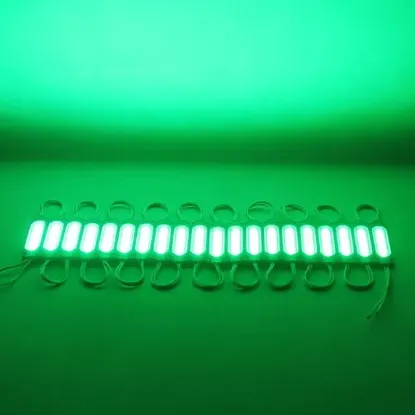 Powermaster 12 Volt 2 Watt Yeşil Modül Led (68x16 Mm) resmi