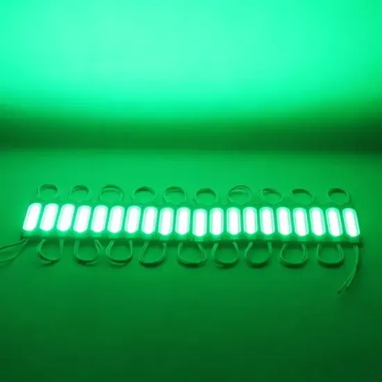 Powermaster 12 Volt 2 Watt Yeşil Modül Led (68x16 Mm) resmi