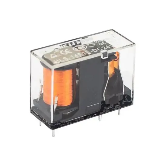 24 Volt Röle Tek Kontak 5 Bacak 10 Amper resmi