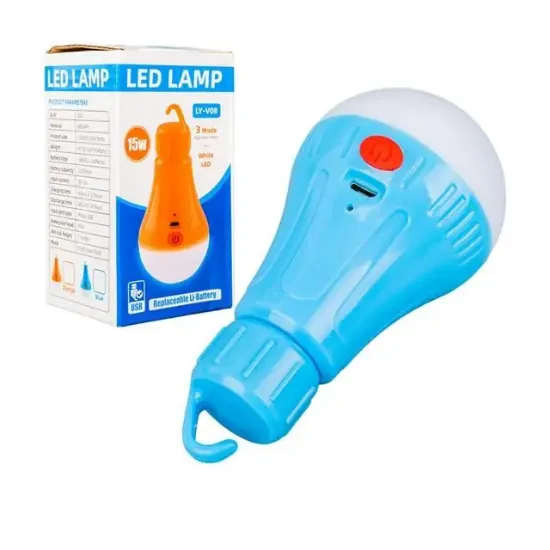 Powermaster LY-V08 Şarjlı Kamp Lambası (Çakarlı) resmi