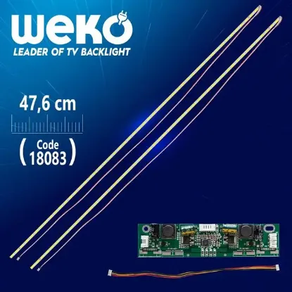 43'' Inch 51 Ledli 47 Cm Universal Tv E-Led Takımı resmi
