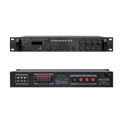 Magicvoice MV-540 100 Watt USB-SD-Bluetooth 2 Mikrofon Girişli 5 Bölgeli Hat Trafolu Anfi resmi