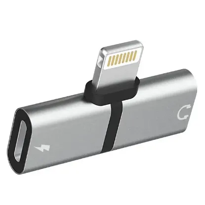 Powermaster PM-18316 iPhone Lightning Şarj Kulaklık Çevirici Adaptör Jack resmi