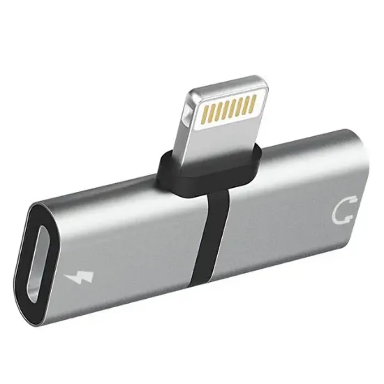 Powermaster PM-18316 iPhone Lightning Şarj Kulaklık Çevirici Adaptör Jack resmi
