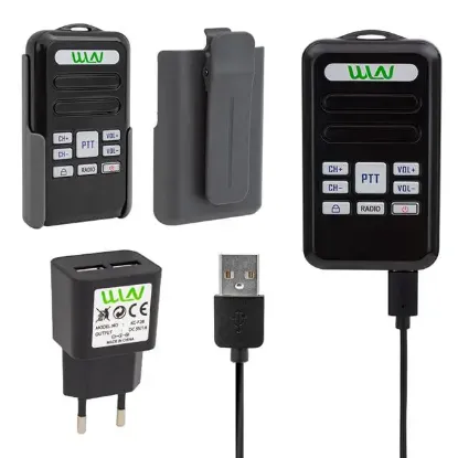 Wln KD-C80 3-5 Km 16 Kanal Radyolu Deprem Çantası İçin Mini Telsiz resmi