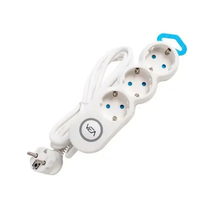 Vea VE2S3S 3'lü Anahtarlı 1.5 Metre Çoklu Priz resmi