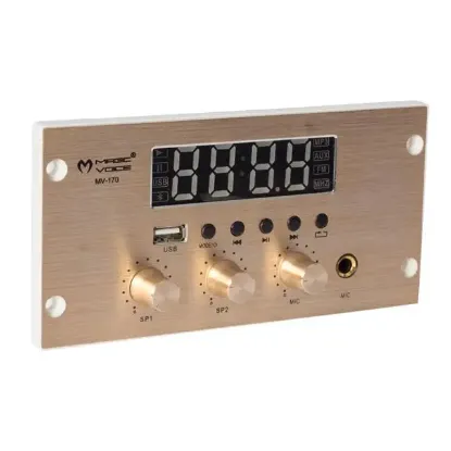 Magicvoice MV-170 USB-BT-Mic. Girişli 4x25W Müzik Kontrol Cihazı resmi