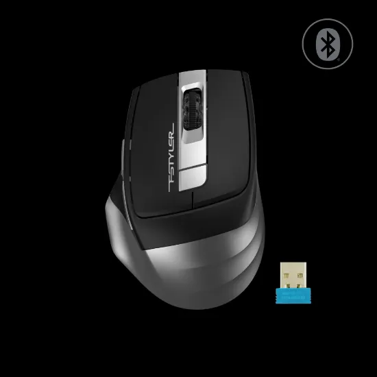 A4 TECH FB35S OPTIK MOUSE SILENT GRI 2000 DPI resmi