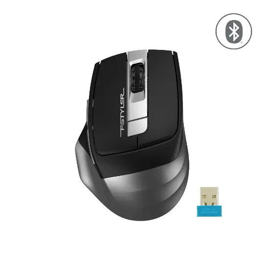 A4 TECH FB35 OPTIK MOUSE BLUETOOTH+NANO USB GRİ resmi