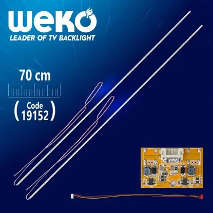 Universal 3'lü Kesilebilir 70 Cm (42''-55'' Arası) 2 X Çubuk Eled - Driver resmi