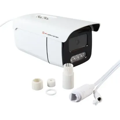 PowerMaster PM-19419 3-4MP IPC 4 Warm Led Metal Kasa Poeli IP Bullet Kamera resmi