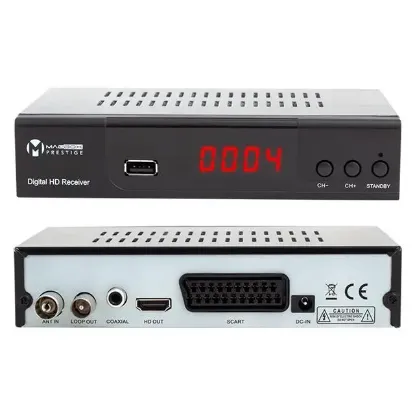 Magbox Prestige DVB T2/C HDMI+Scart Full HD Mini Karasal-Uydu Alıcısı (Youtube) resmi