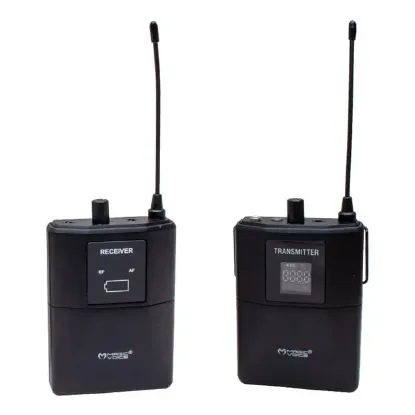 Magicvoice Mv-19602 UHF Kablosuz Kamera Uyumlu Bluetooth İkili Mikrofon Set resmi