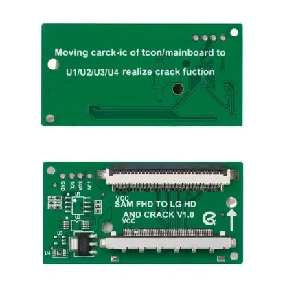 Lcd Panel Flexi Repair Kart Sony Fhd To Hd Lvds To Fpc Sam Fhdv To Lg Hd Qk0815a resmi