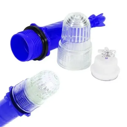 PowerMaster PM-19633 Mavi LED Su Geçirmez Balık Ağı Sinyal Lambası Pilli Çalışır Işıklı Şamandıra resmi